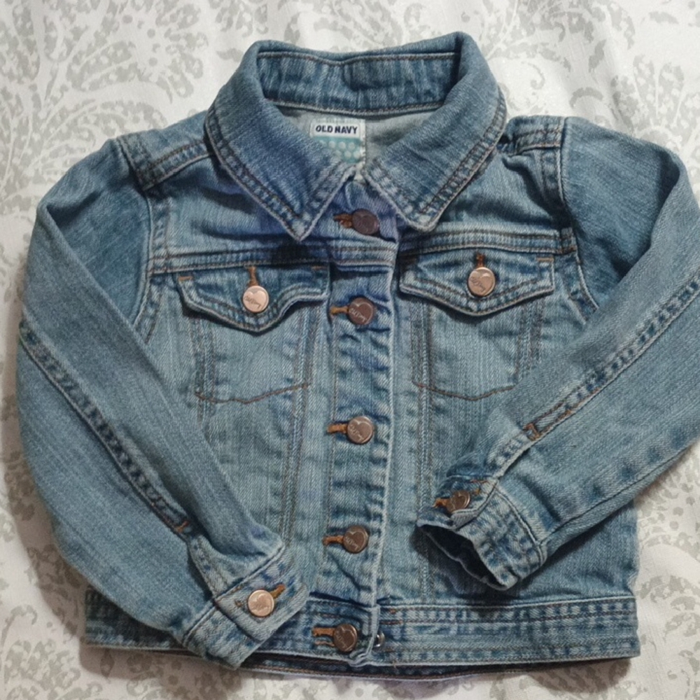 Old Navy Kids Light Blue Jean Jacket